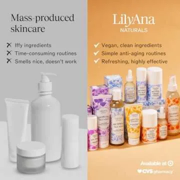 LilyAna Naturals Retinol Serum for Face - Made in USA, Face Serum with Hyaluronic Acid and Vitamin E, Anti Aging Serum, Reduces Age Spots and Sun Damage, Promotes Collagen and Elastin (Retinol, 1oz)