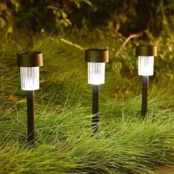 MAGGIFT 12 Pcs Solar Landscape Lights for Outdoor Spaces