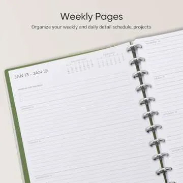 Cabbrix 2025 Weekly Planner with Custom Covers