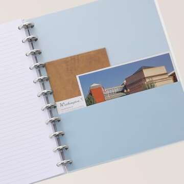 Cabbrix Planner 2025 Weekly Planner 8.5" x 11", Dated from Now to 2025 June Disc-bound Daily Monthly Planner with Month Tabs, Ideal for Home School Office Supplies, Flower