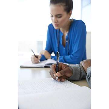 Uni-ball Signo 207 Retractable Gel Pen, 0.7mm Medium Point, Black, Pack of 10