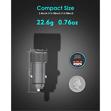 iPhone Car Charger,USB C Fast Car Charger[Apple MFi Certified] Apple Car Charging 38W Dual Port Car Charger Cigarette Lighter Adapter 2x3ft PD&QC 3.0 Lightning Cable for iPhone 14/13/12 Pro/11/Airpods