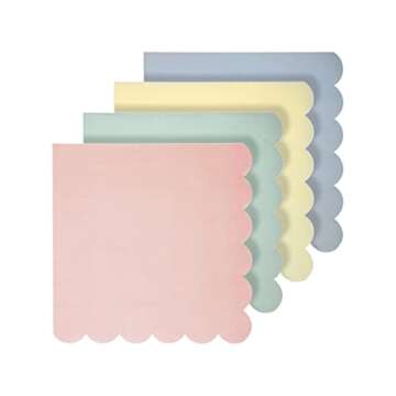 Meri Meri Assorted Pastel Napkins for Colorful Celebrations!