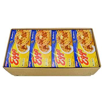 Kelloggs Eggo Blueberry Waffle, 12.3 Ounce - 8 per case.