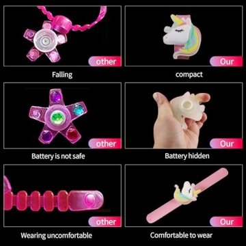 TZIXBOI Unicorn Slap Bracelets for Kids Party Favors