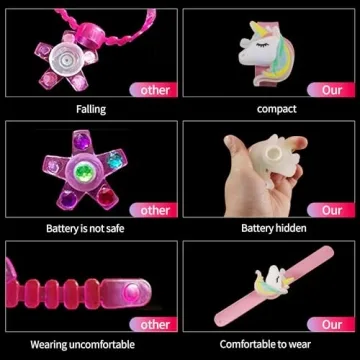 TZIXBOI Unicorn Slap Bracelets for Kids Party Favors