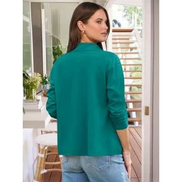 Stylish ANRABESS Women Long Sleeve Polo Shirt