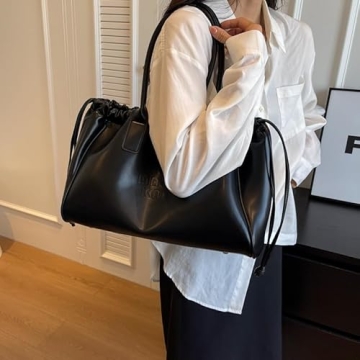 Vintage Soft PU Leather Shoulder Bag for Women