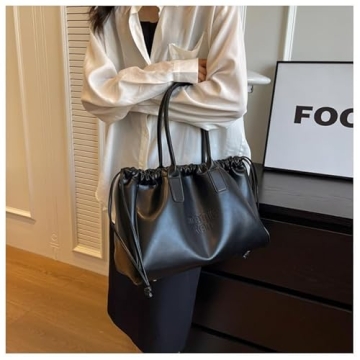 Vintage Soft PU Leather Shoulder Bag for Women