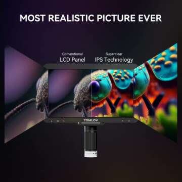 TOMLOV DM501 HDMI Digital Microscope with 10.1" Screen