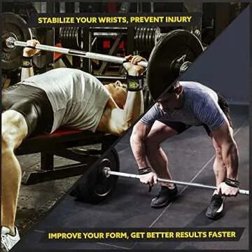 Durable Lifting Straps & Wrist Wraps for Men - Premium Quality