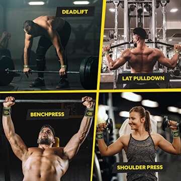 Durable Lifting Straps & Wrist Wraps for Men - Premium Quality