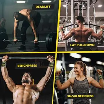 Durable Lifting Straps & Wrist Wraps for Men - Premium Quality