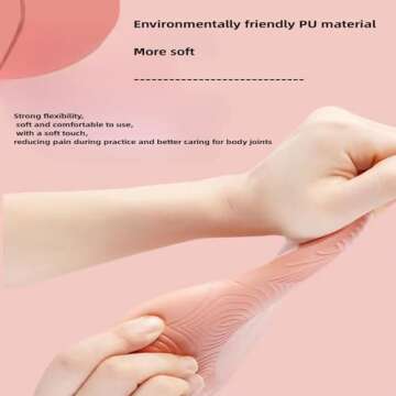 Kenhihi Yoga Knee Pads (Set of 2) - Yoga Props and Accessories for Women/Men Cushions Knees and Elbows for Fitness, Travel, Meditation, Kneeling, Balance, Floor, Pilates (Blue)