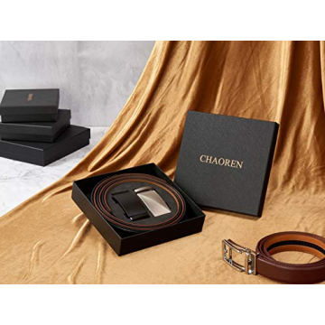 CHAOREN Leather Ratchet Belts for Effortless Style