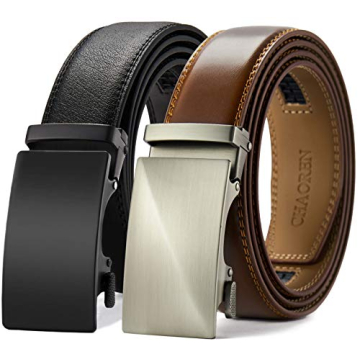 CHAOREN Leather Ratchet Belts for Effortless Style