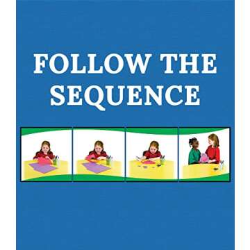 Carson Dellosa Education Carson Dellosa Learning to Sequence Pre-Reading Puzzle Game Set for Kids, Preschool Learning Activity, Storytelling Game for Classroom and Homeschool (42 pc), 9" x 2" x 9"