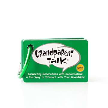 Around the Table Games Grandparent Talk Portable, Meaningful Conversation Starters