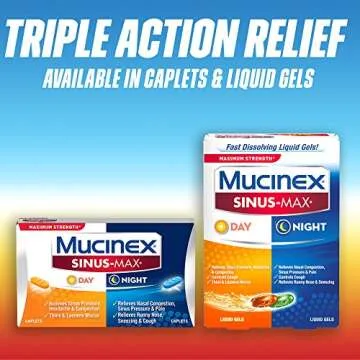 Mucinex Sinus-Max Day & Night Relief Caplets - 20ct