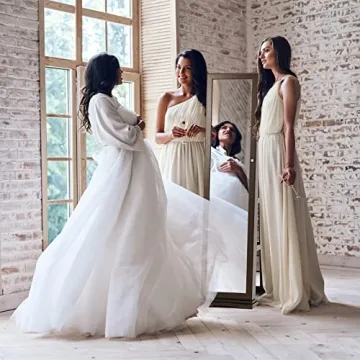 SERWALL 360 Rotating Jewelry Organizer with Mirror