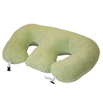 Twin Z Pillow Green, The Only 6 in 1 Twin Pillow for Breastfeeding, Bottlefeeding, Tummy Time and Su...
