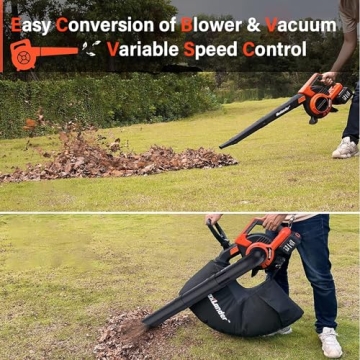 MAXLANDER Cordless Leaf Blower & Vacuum 3-in-1 Tool