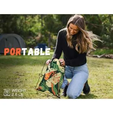 WEKAPO Inflatable Couch Air Lounger Chair - Camping & Beach Accessories, Portable Blow up Sofa for H...