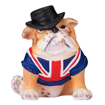 Hand-Painted British Bulldog Figurine - Unique Gift