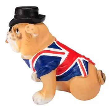 Hand-Painted British Bulldog Figurine - Unique Gift