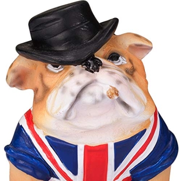 Hand-Painted British Bulldog Figurine - Unique Gift