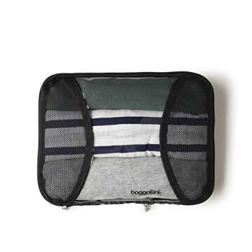 Baggallini Compression Cubes Set in Midnight Blossom