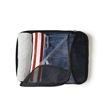 Baggallini Compression Cubes Set in Midnight Blossom