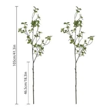 Ruidazon 41” Artificial Eucalyptus Stems - Greenery Branches