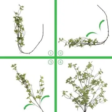 Ruidazon 41” Artificial Eucalyptus Stems - Greenery Branches