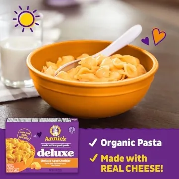 Annie's Deluxe Mac and Cheese with Organic Shells 12 Pack