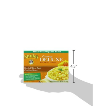 Annie's Deluxe Mac and Cheese with Organic Shells 12 Pack
