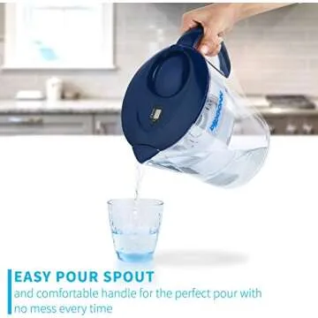 DRAGONN Alkaline Water Pitcher - 3.5 Liters, Free Filter Included, Removes Lead, Chlorine, Copper and more, PH 8.5-9.5 Enhanced 2019 Model