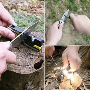 SHARPAL 101N-G Knife Sharpener Survival Camping Tool