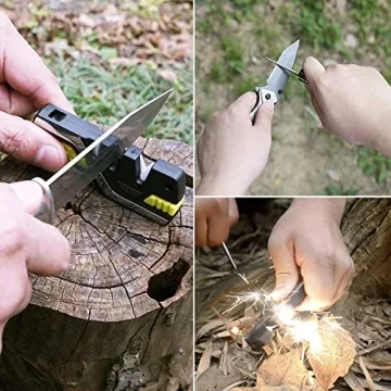 SHARPAL 101N-G Knife Sharpener Survival Camping Tool