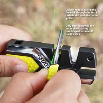 SHARPAL 101N-G Knife Sharpener Survival Camping Tool