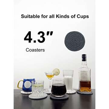 Stylish Coomin Drink Coasters for Home & Gifts