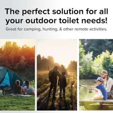 Camco RV Portable Outdoor Toilet Bucket Kit for Adventures