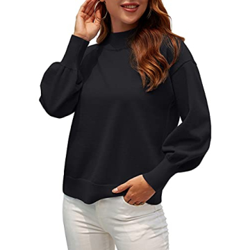 Stylish Mock Turtle Neck Sweater for Women in 2024