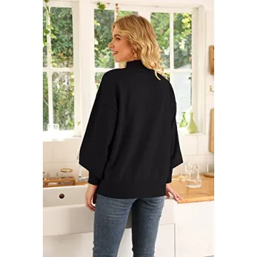 Stylish Mock Turtle Neck Sweater for Women in 2024
