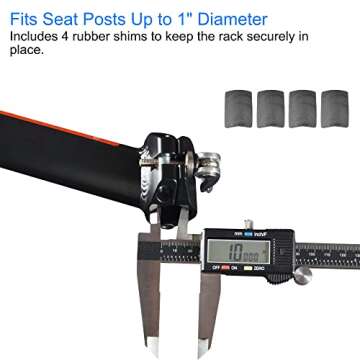 Lumintrail Bike Commuter Carrier Rack - Quick Release Cargo System