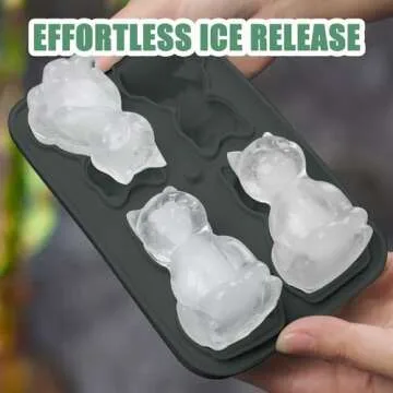 3D Cat Ice Cube Mold - Fun Cocktail Gift for Cat Lovers