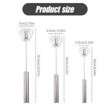 Upgraded Semi-Automatic Whisk - Effortless Mixing Tool