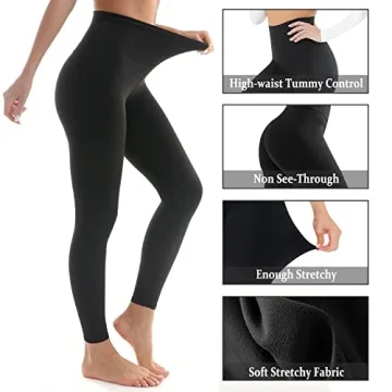 High Waisted Tummy Control Leggings for Women
