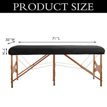 Massage Bed Cover Sheet - Spa Essential for Comfort and Cleanliness