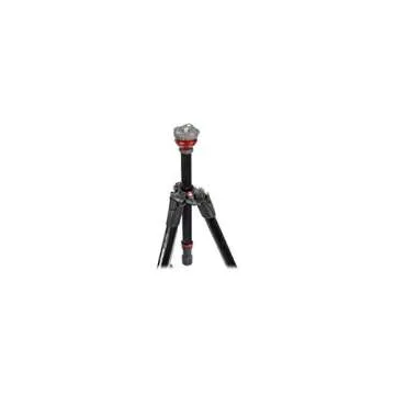 Manfrotto 755XB MDEVE Aluminum Tripod with Built in 50mm Ball Leveler,Black